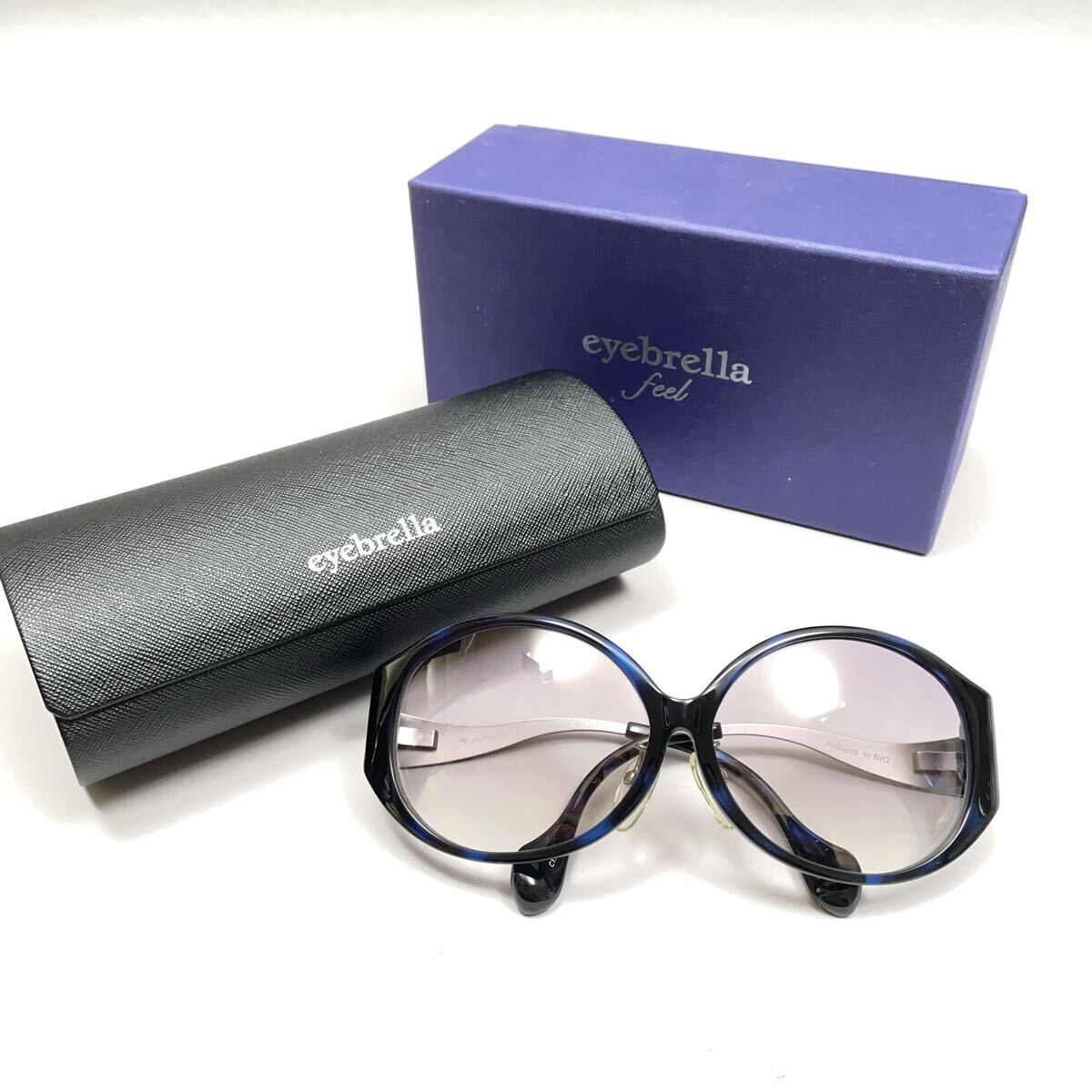 eyebrella サングラス EB-20 C.03 5912-127 NH2 C17 ケース・箱付き J18-1拍卖