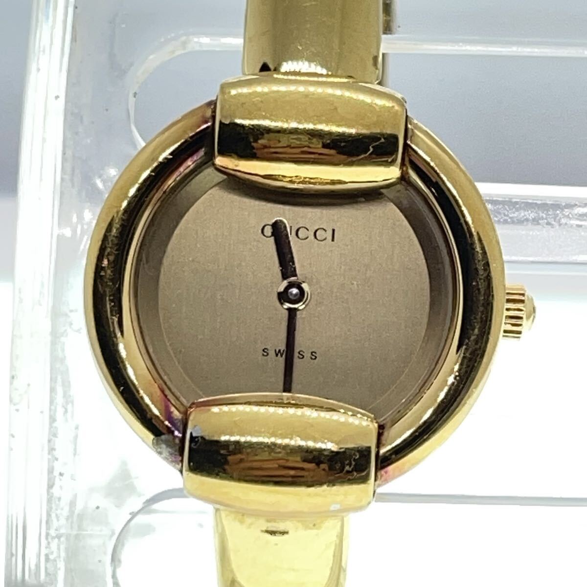 稼働 GUCCI 腕時計 1400L ゴールド 231130 J18-19拍卖