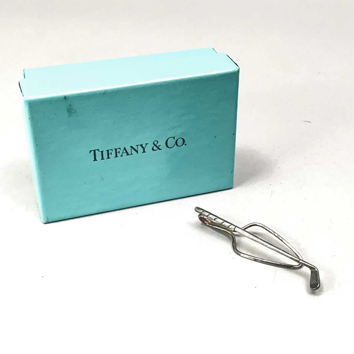 TIFFANY&Co. ネクタイピン ゴルフクラブ シルバー925 箱付き G18-26拍卖