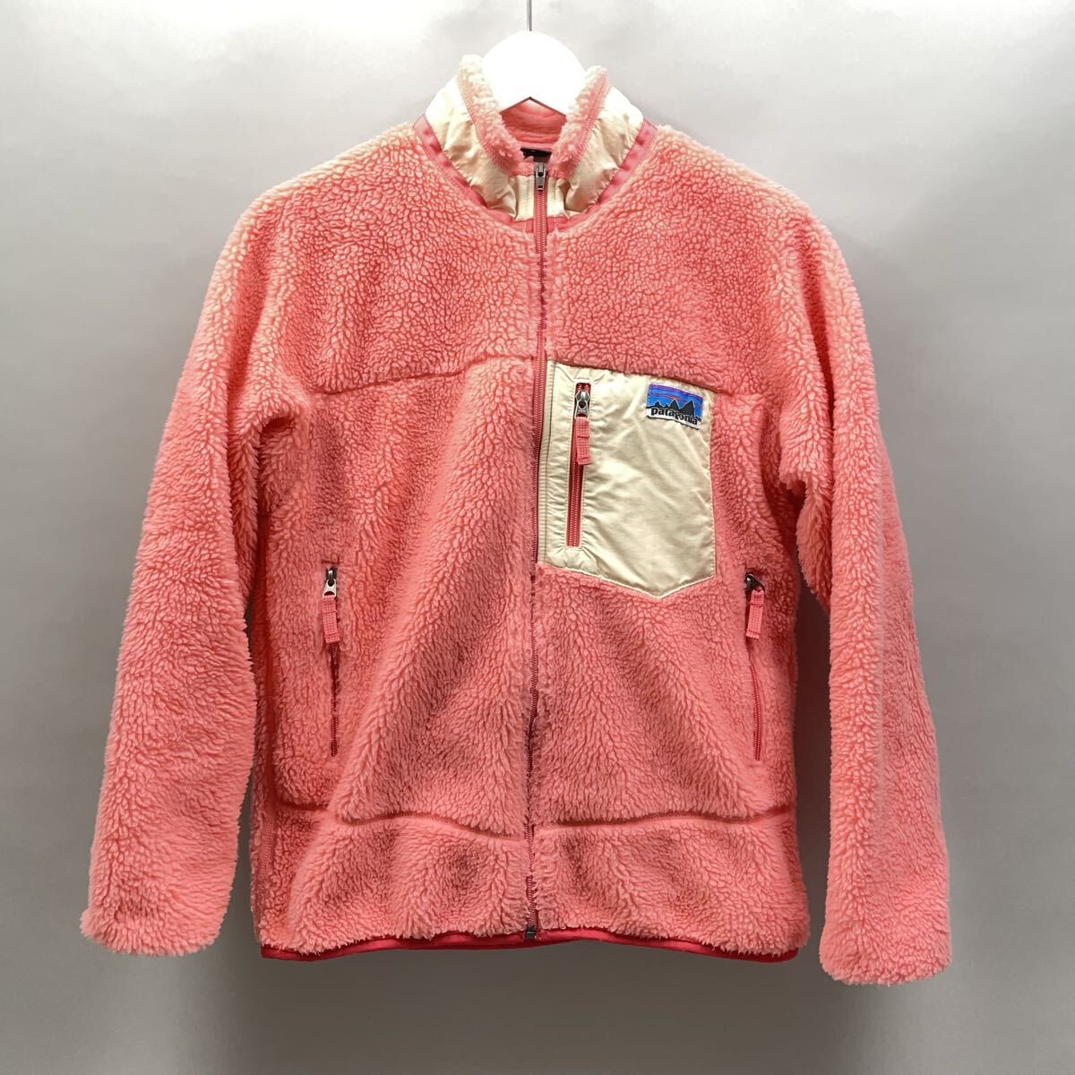 美品!! パタゴニア kids レトロX フリース ジャケット XL(14) ピンク G18-73拍卖