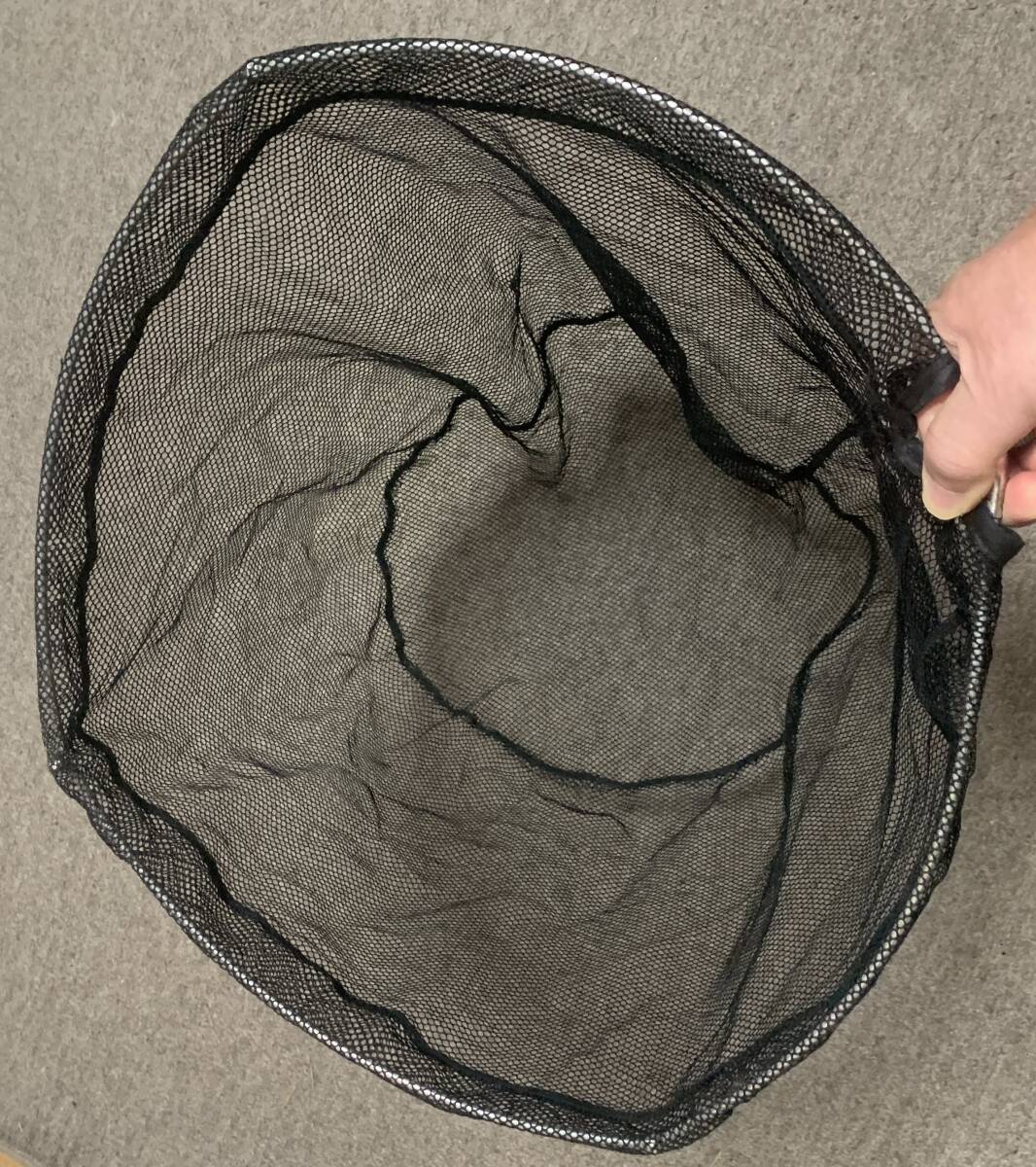 ♪♪ バケツ型 玉網 タモ網 網&枠 直径約45cm 細目 ユーズド ♪♪拍卖