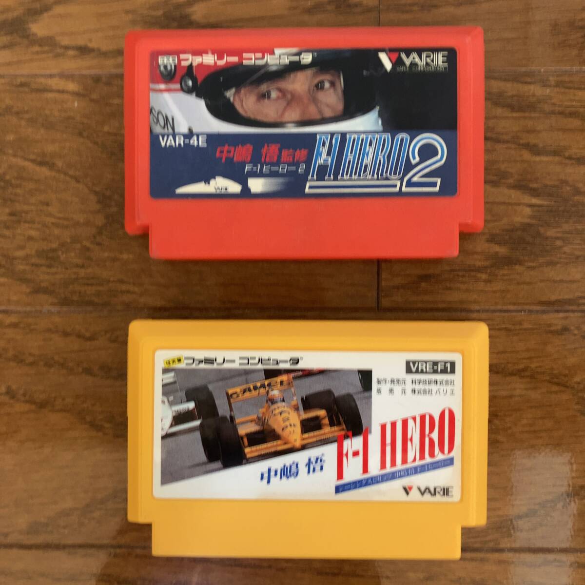 ★☆1円~  ファミコン 「中嶋悟 F-1ヒーロー 1&2」2本セット 動作確認済 カセットのみ 送料無料!☆★拍卖