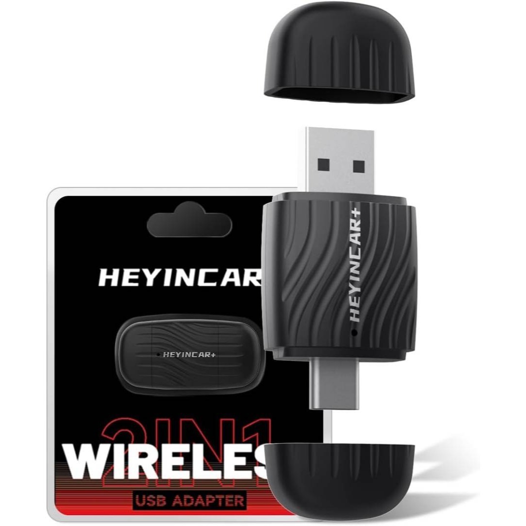 【両端ヘッドのデザイン】ワイヤレスCarPlay/Android Auto アダプター アダプタケーブル不要 自動接続 日本語取扱説明書付き 964拍卖