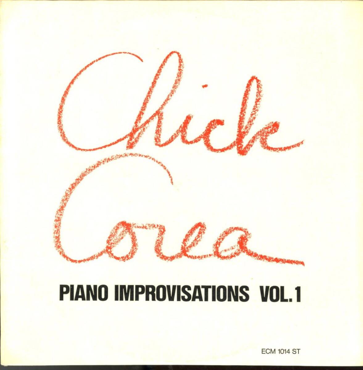 ドイツECM オリジLP!Chick Corea / Piano Improvisations Vol. 1 1971年作【ECM Records / ECM 1014 ST】ソロピアノ チック・コリア拍卖