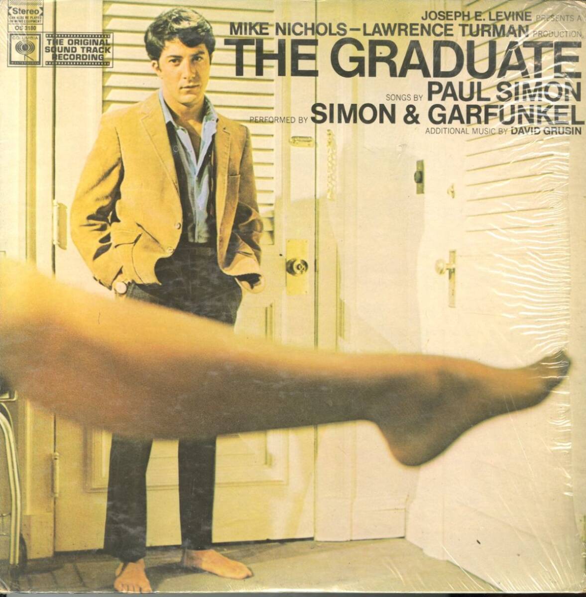 シュリンク付 US盤LP!Clumbia 2EYE グレー オリジナル Simon & Garfunkel, Dave Grusin / The Graduate 1968年【Columbia / OS 3180】拍卖