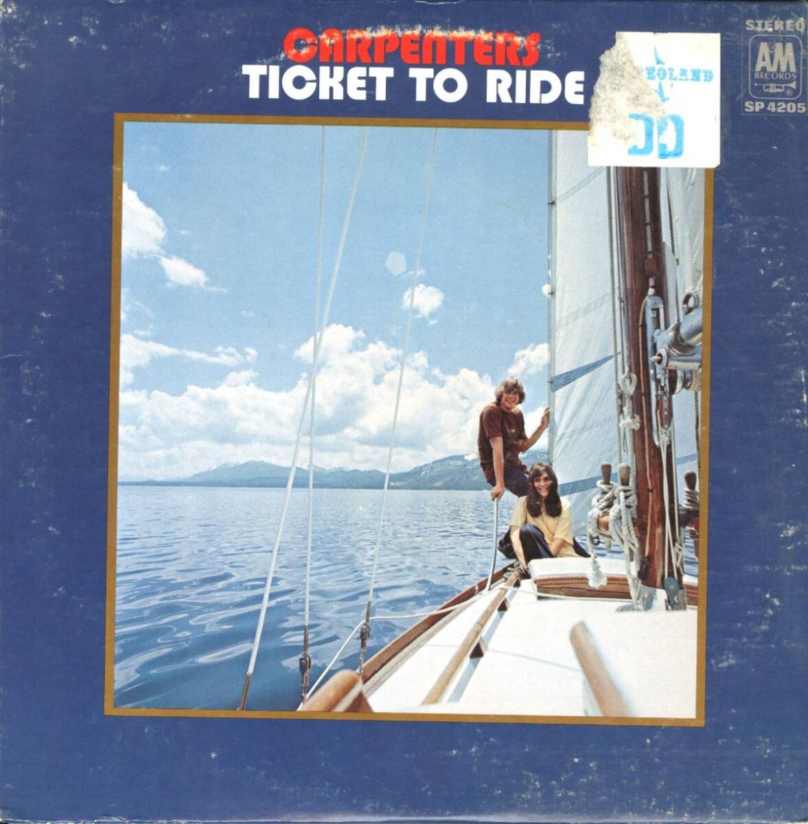 1970年リイシュー US盤LP!Carpenters / Ticket To Ride (Offering) 1969年作【A&M Records / SP 4205】The Beatles 涙の乗車券 ビートルズ拍卖