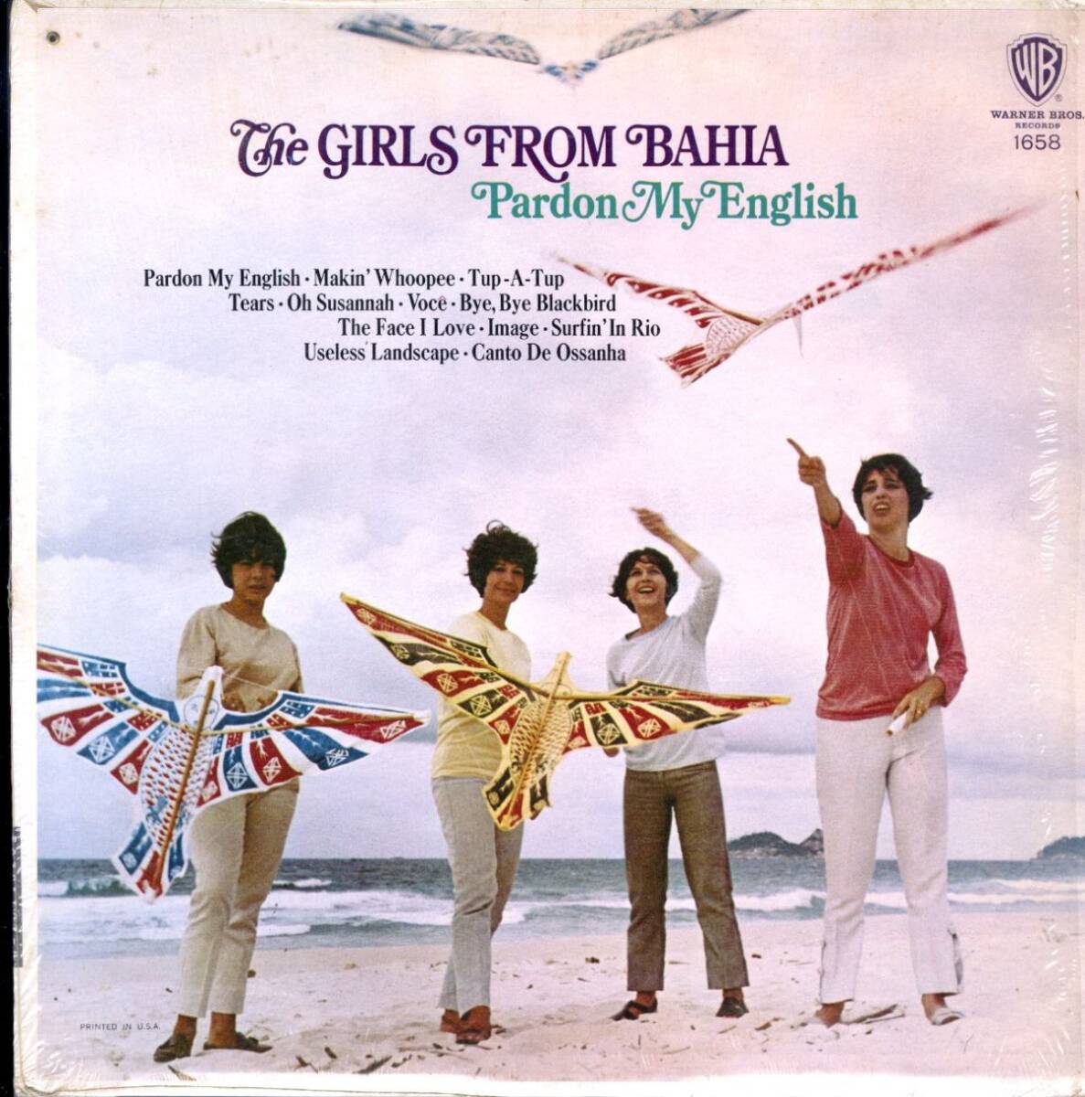 USオリジLP!シュリンク付 The Girls From Bahia / Pardon My English 67年【Warner Bros. Records / W 1658】Quarteto em Cy ブラジル拍卖