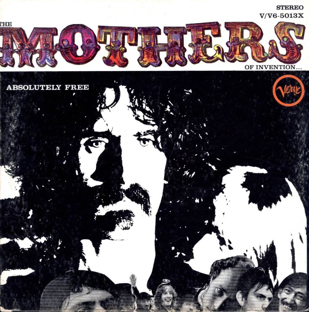 USプレスLP!青T字ラベル STEREO盤 The Mothers Of Invention / Absolutely Free【Verve / V/V6-5013X】Frank Zappa フランク・ザッパ拍卖