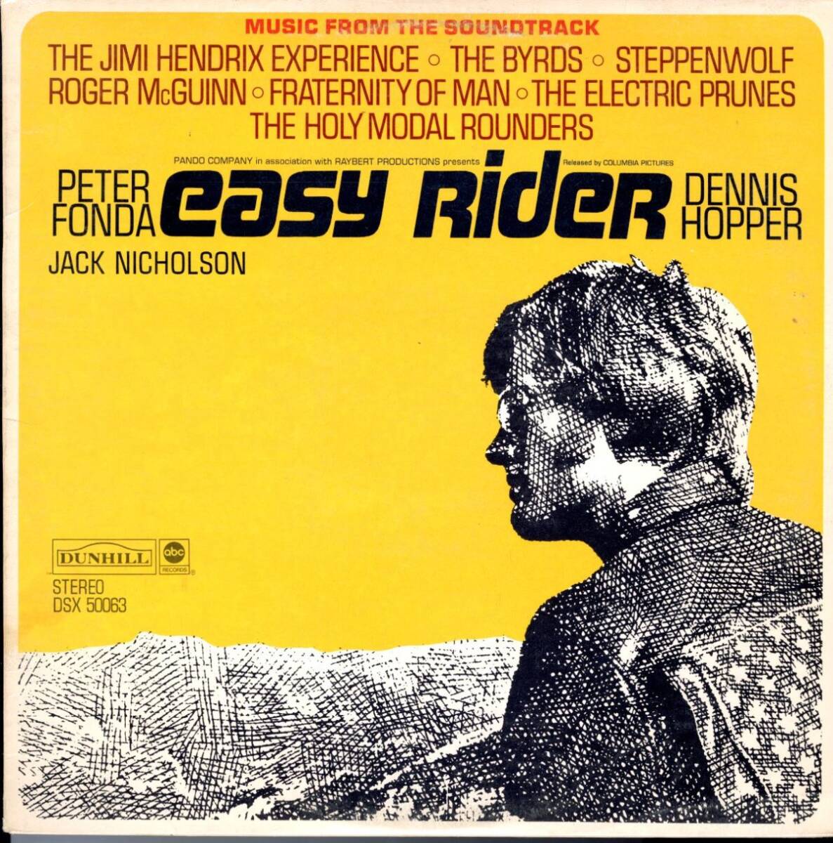 USプレスLP!V.A. / O.S.T. / Easy Rider【Dunhill / DSX 50063】映画 イージー・ライダー サントラ Steppenwolf The Byrds The Weight拍卖