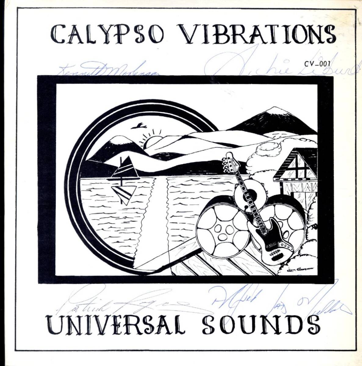 78年 USプレスLP!Calypso Vibrations / Universal Sounds【CV-001】カリプソ・ヴァイブレーション スティールパン Bee Gees Stevie Woder拍卖