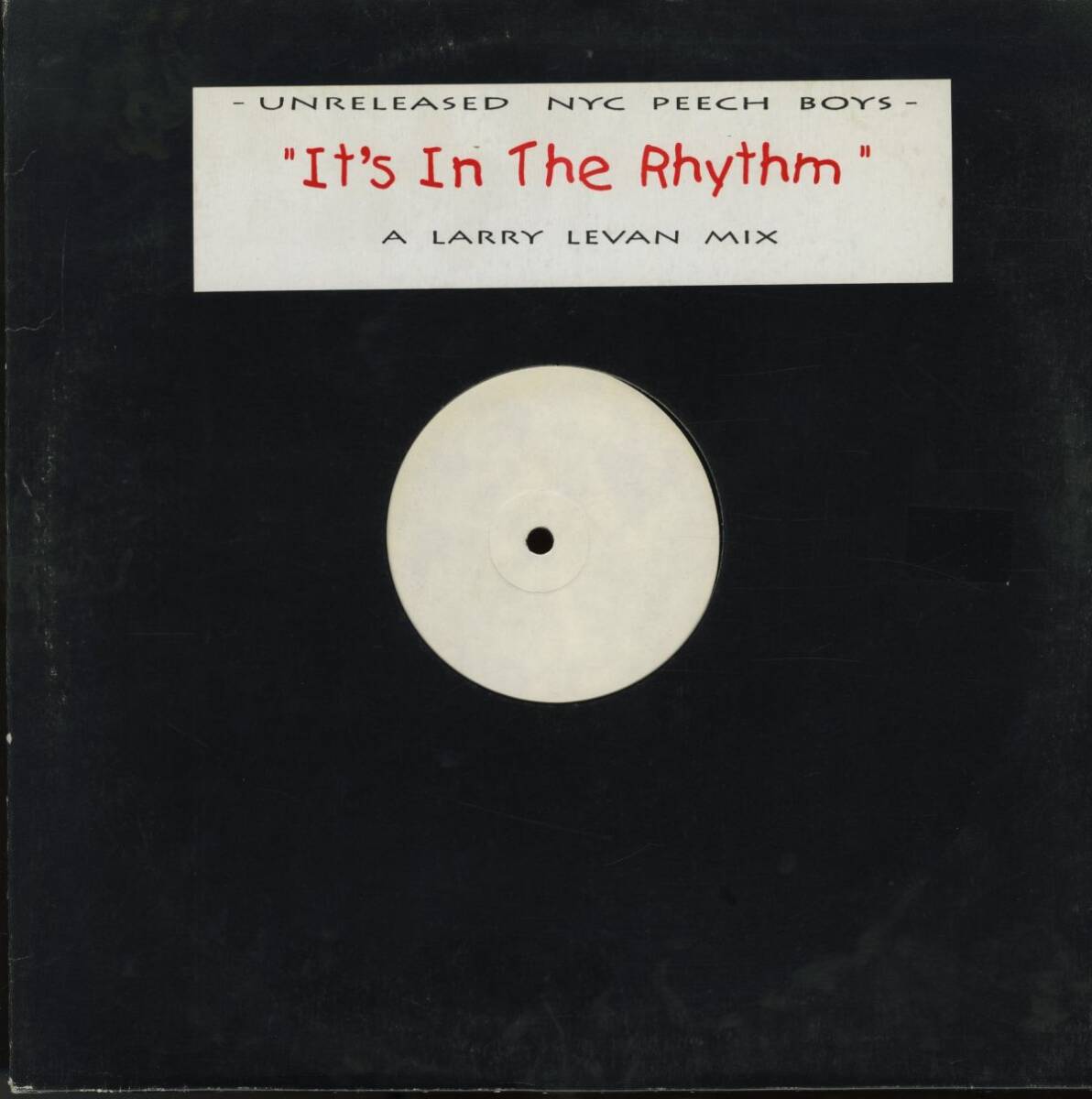 US盤12インチ!Man Friday / It's In The Rhythm (Larry Levan Mix)【Not On Label / BM-002】ラリー・レヴァン Garage. Disco.拍卖