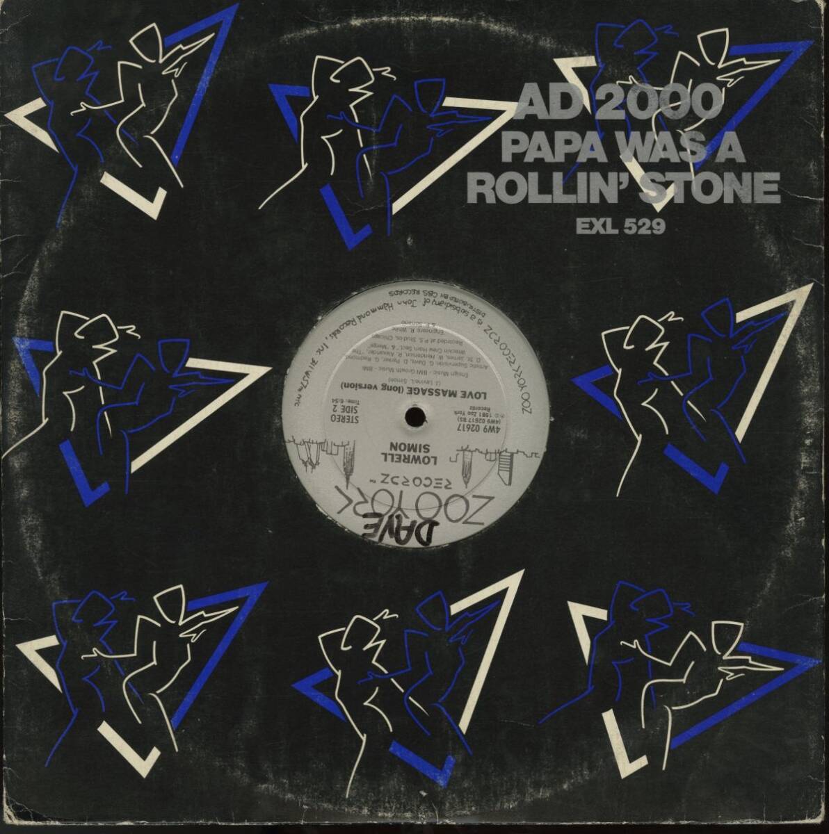 US盤12インチ!Lowrell Simon / Love Massage【Zoo York Recordz / 4W9 02617】ローレル・サイモン Lost Generation Soul Funk Disco拍卖