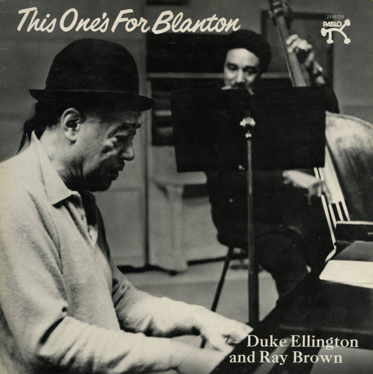 USオリジLP! Duke Ellington And Ray Brown / This One's For Blanton 75年【Pablo Records / 2310-721】デュークエリントン レイブラウン拍卖