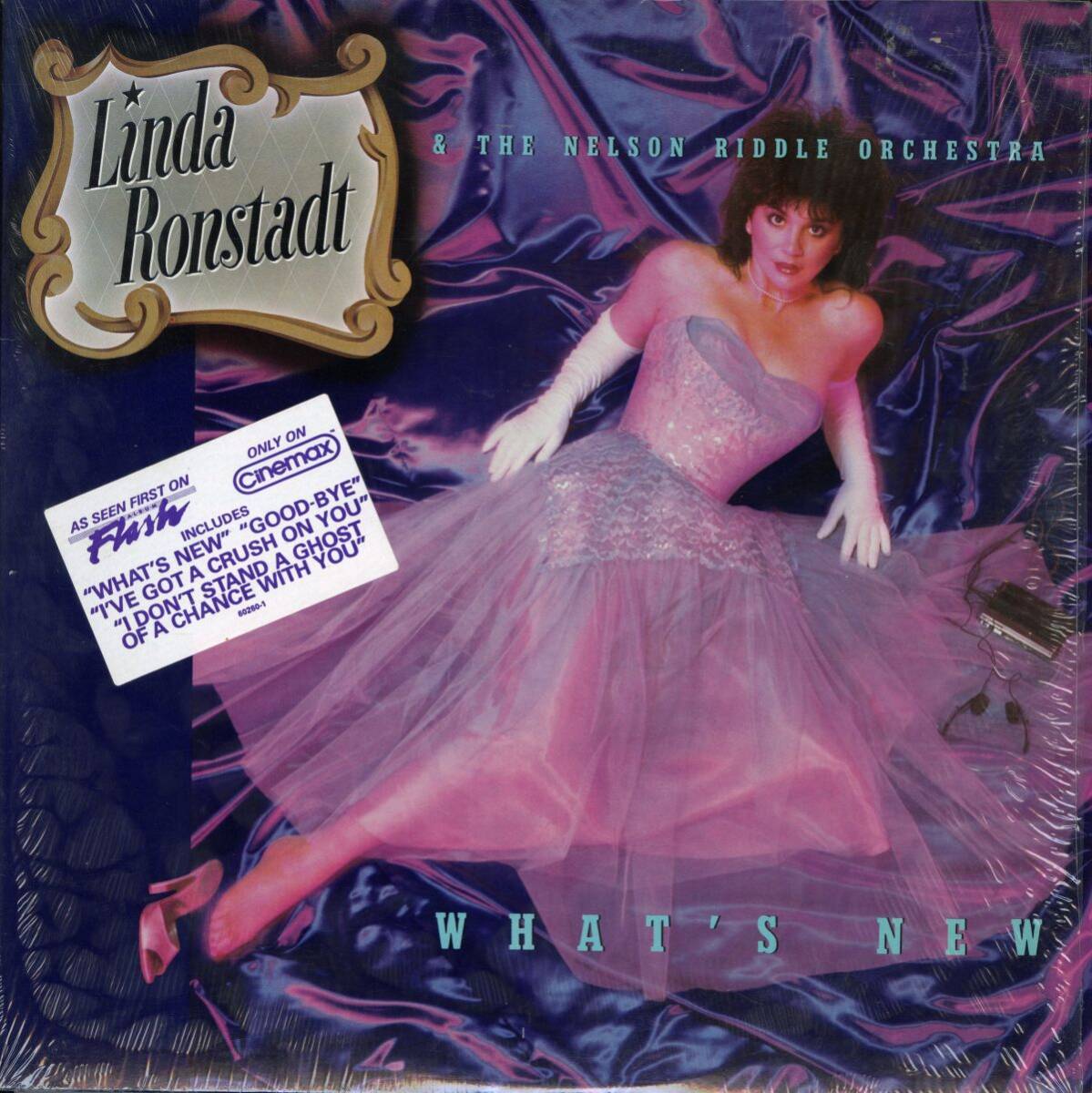 USオリジLP! Linda Ronstadt & The Nelson Riddle Orchestra / What's New 83年【Asylum Records / 60260】 Someone To Watch Over Me拍卖