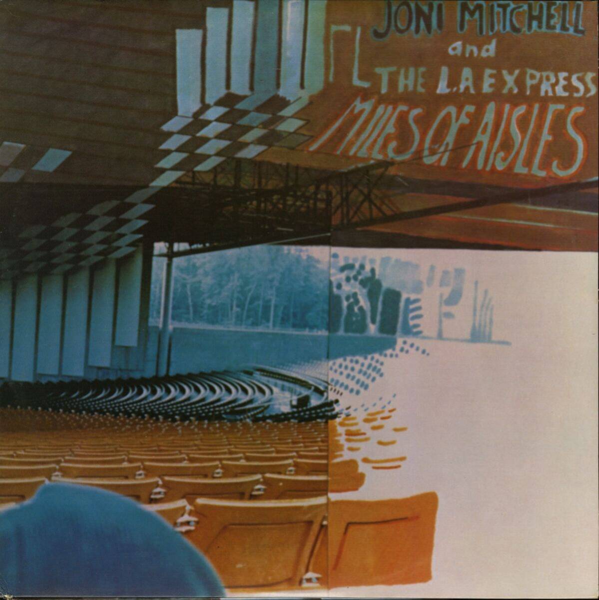 USオリジ2LP! Joni Mitchell And The L.A. Express / Miles Of Aisles 74年【Asylum Records / AB 202】 ライヴアルバム ジョニミッチェル拍卖