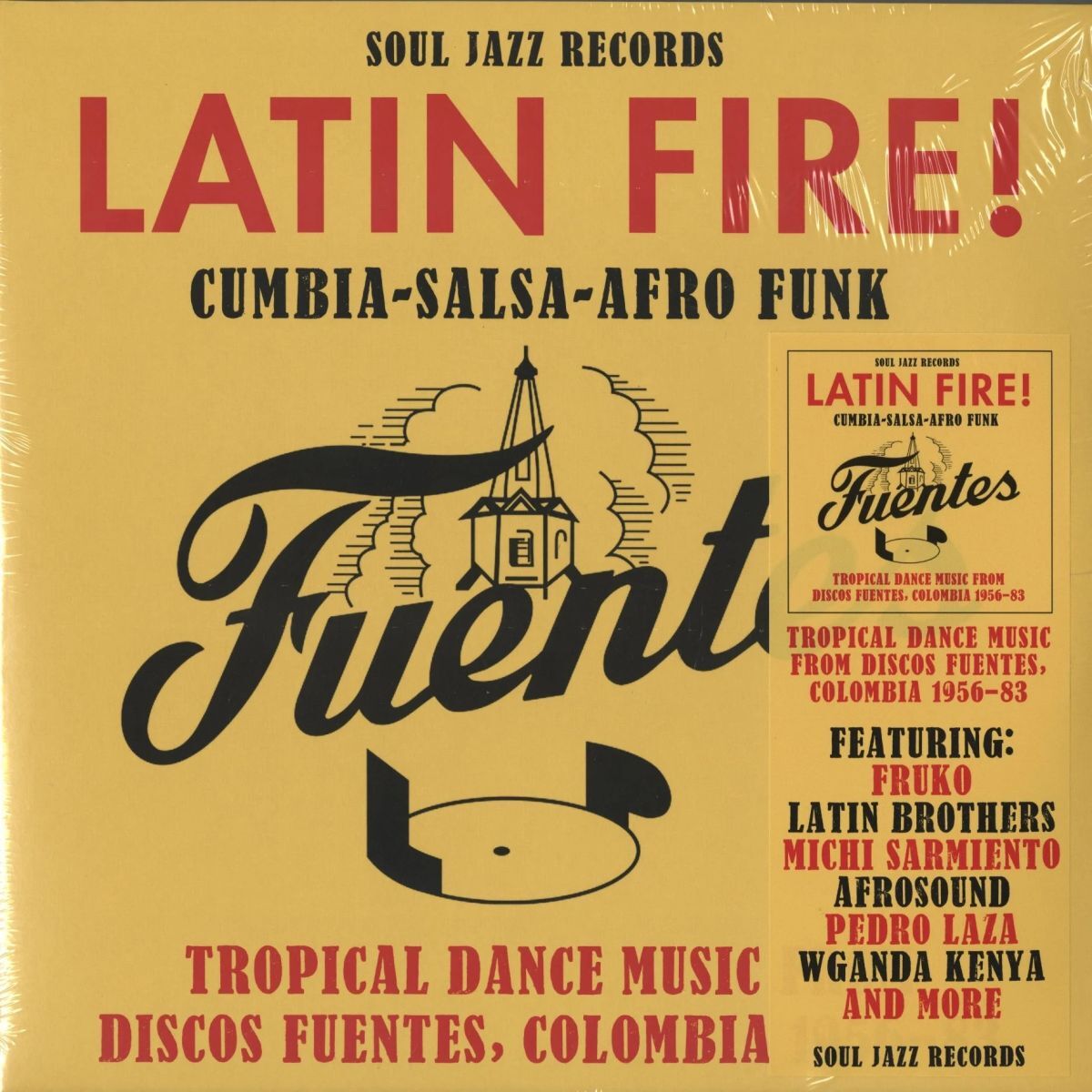 新品!2025年 UK盤 2LP!V.A. / Latin Fire! Tropical Dance Music from Discos Fuentes, Colombia 1956-83【Soul Jazz / SJR LP577】拍卖