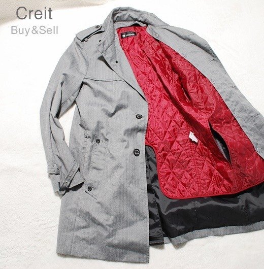 D106■美品/Lサイズ★THE SHOP TKザ ショップ ティーケーTK Mixpiceクリーニング済キルティングライナージャケットブルゾンコート拍卖