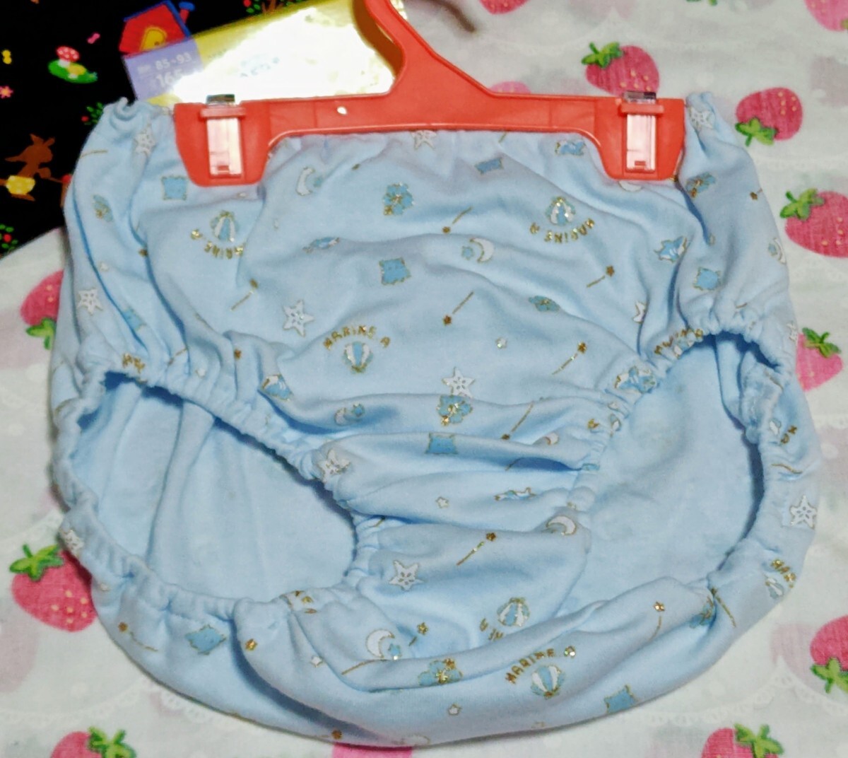 ☆新品★K6631 ジュニア 総柄 プリント ラメ入りショーツ = 165拍卖