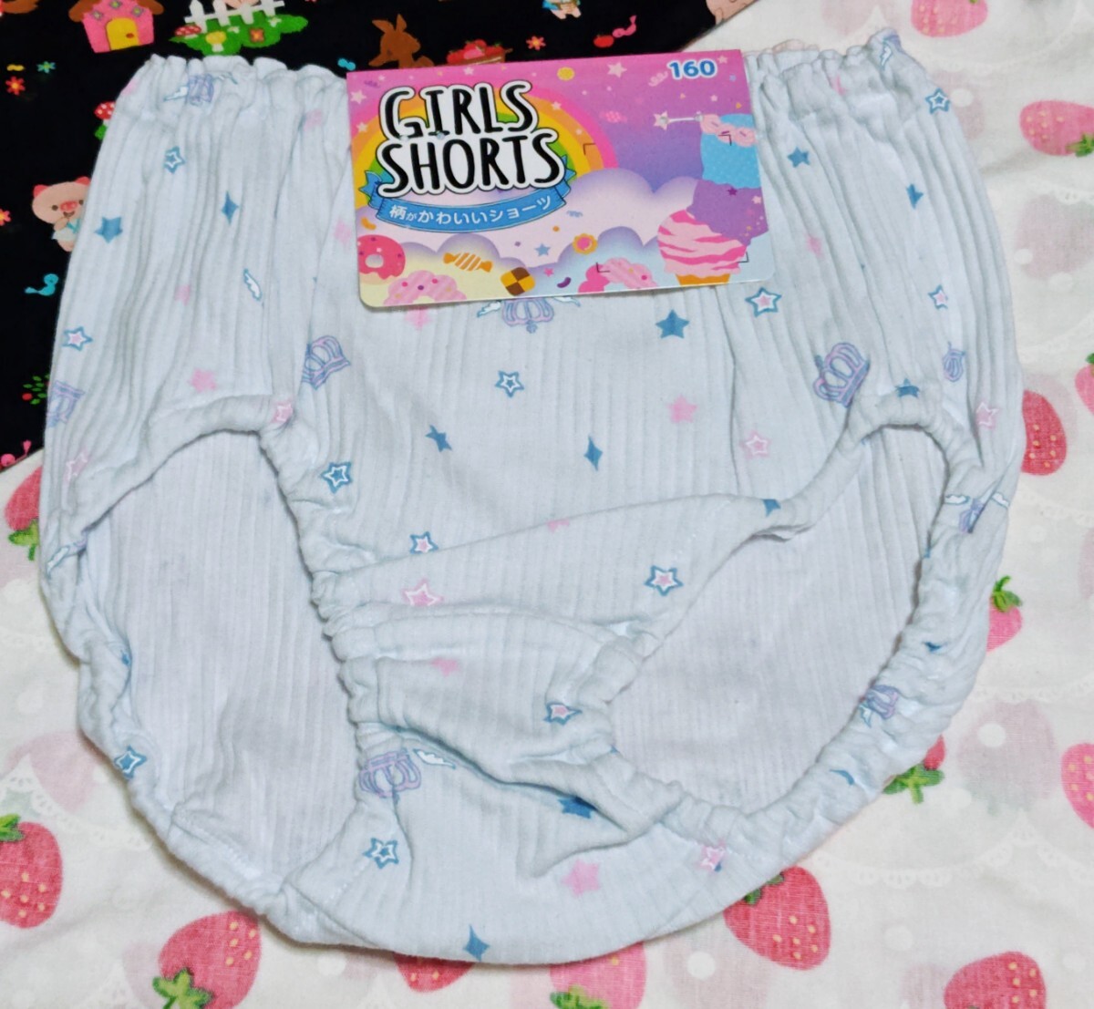 ☆新品★K6570★ ジュニア 総柄 プリント ショーツ = 160拍卖