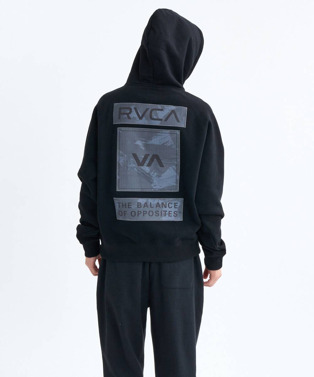 ★送料無料★2025秋冬 新品【RVCA/ルーカ/ルカ】THREE BOX RVCA HD パーカー BLK メンズS BF042011拍卖