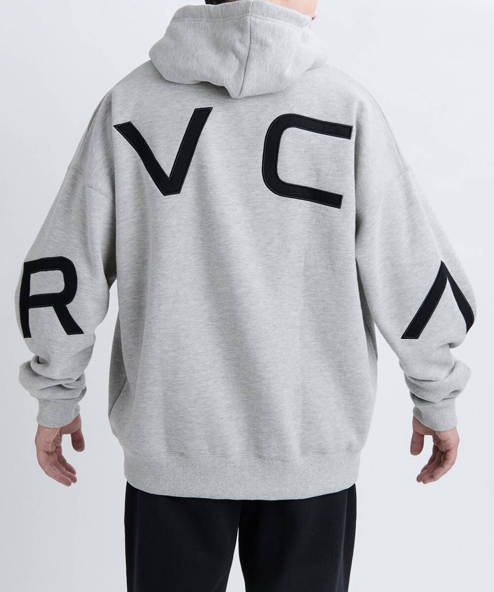 ★送料無料★2025秋冬 新品【RVCA/ルーカ/ルカ】BACK SIDE ARCH RVCA HD パーカー HGR メンズL BF042015拍卖