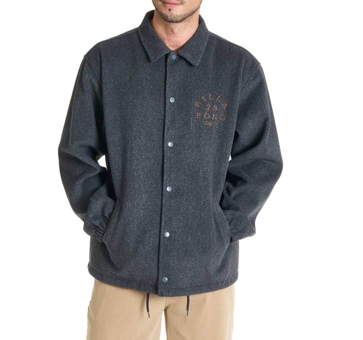 ★送料無料★2025秋冬 新品【BILLABONG/ビラボン】MELTON COACH ジャケット BLK メンズL BF012752拍卖