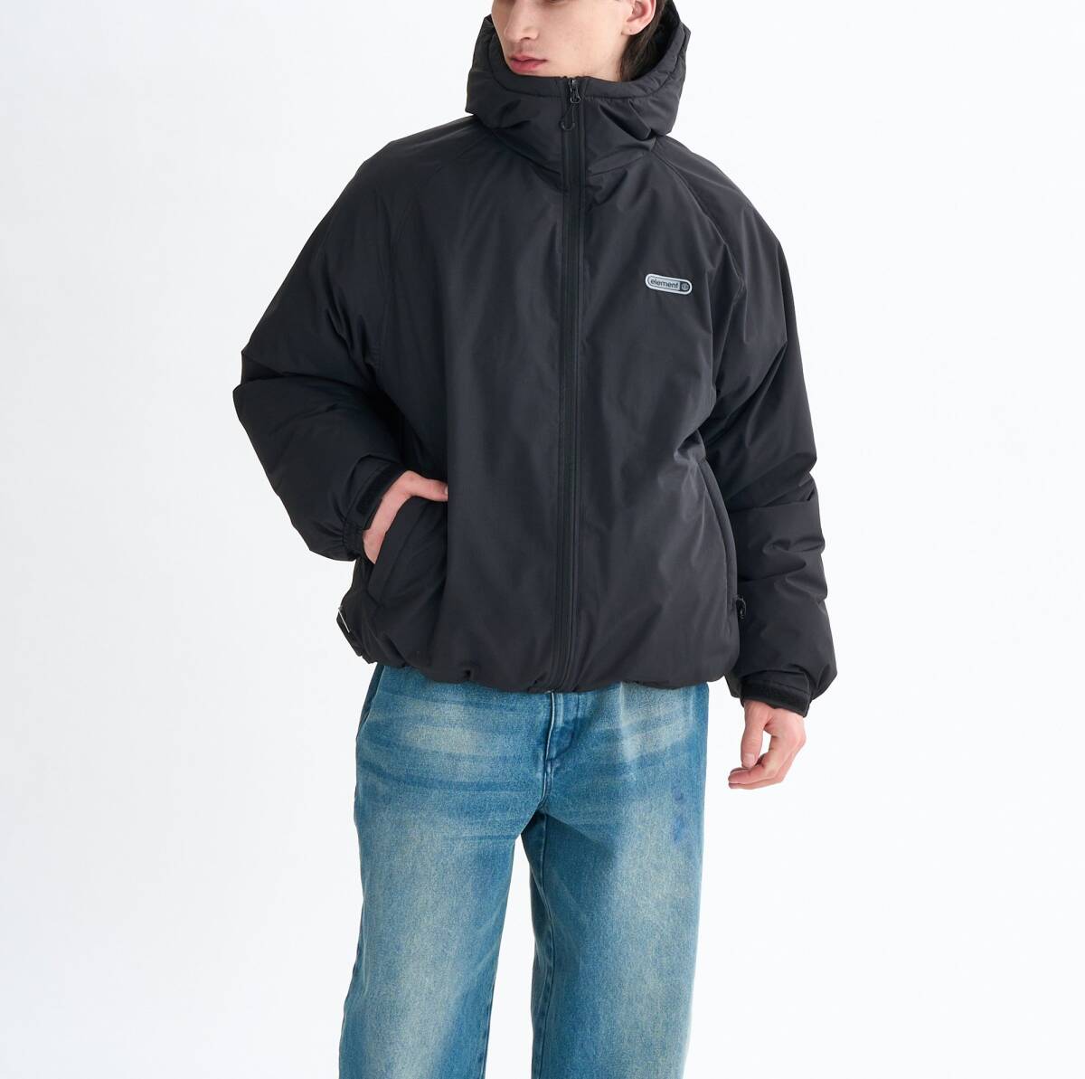 ★送料無料★2025秋冬 新品【ELEMENT/エレメント】PUFF TACK JACKET ジャケット FBK メンズL BF022751拍卖
