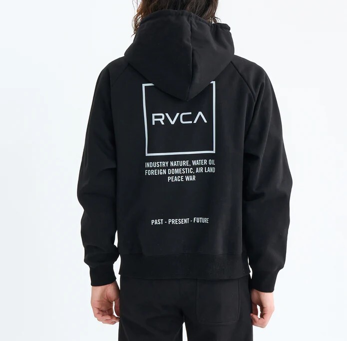★送料無料★2025秋冬 新品【RVCA/ルーカ/ルカ】【防風・撥水】NEW BOX ZIP WRWB HD パーカー BLK メンズL BF042018拍卖