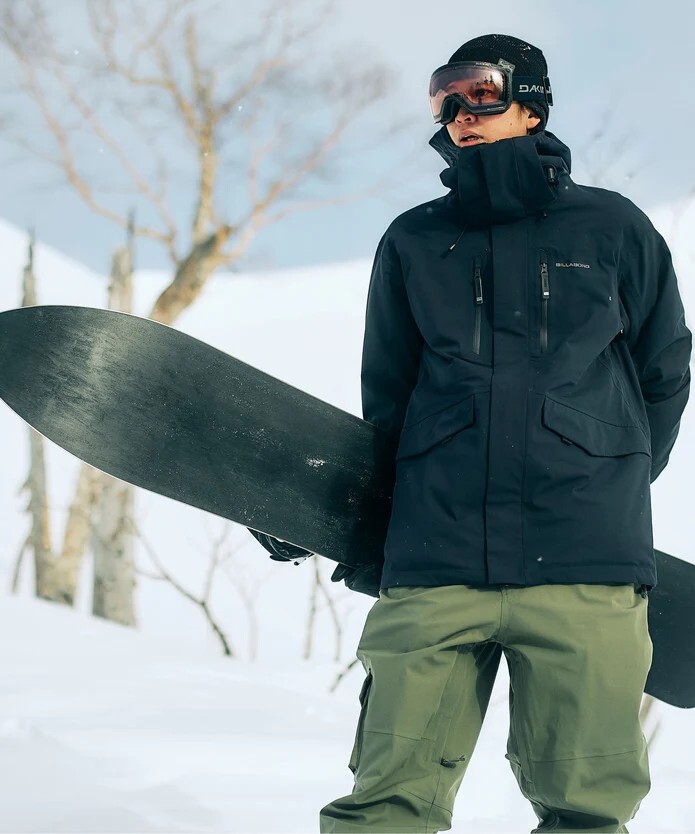 ★送料無料★2025/2026新品【BILLABONG/ビラボン】3L POWSURF スノージャケット BLK メンズM BF01M750拍卖