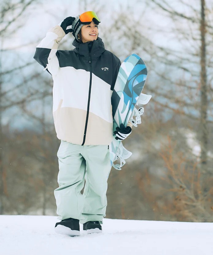 ★送料無料★2025/2026新品【BILLABONG/ビラボン】PARKA スノージャケット OBK レディースL BF01L751拍卖