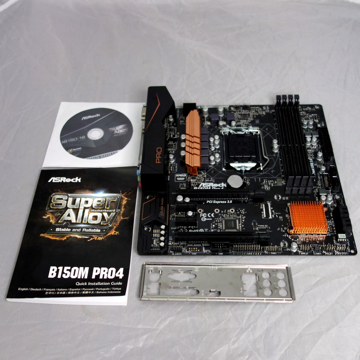 【中古・動作確認済】 ASRock B150M Pro4 【送料別】拍卖