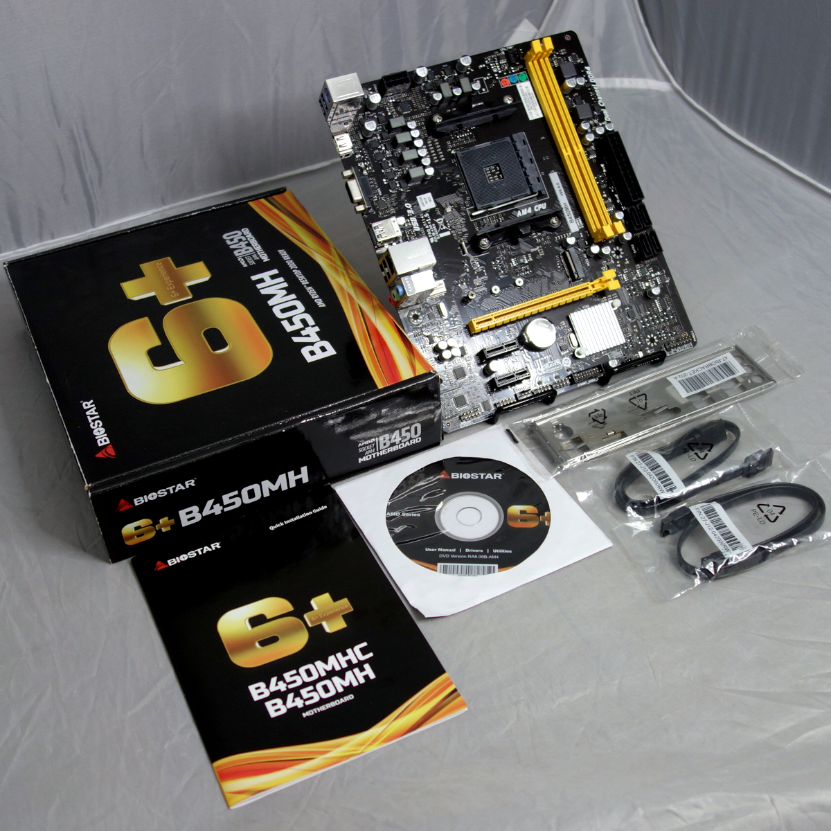 【中古・動作確認済】 BIOSTAR B450MH VER:6.0【送料別】拍卖