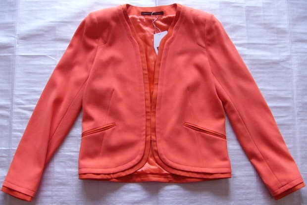 未使用◆コントワーデコトニエ★長袖ジャケット★38★9号★オレンジ★COMPTOIR DES COTONNIERS拍卖