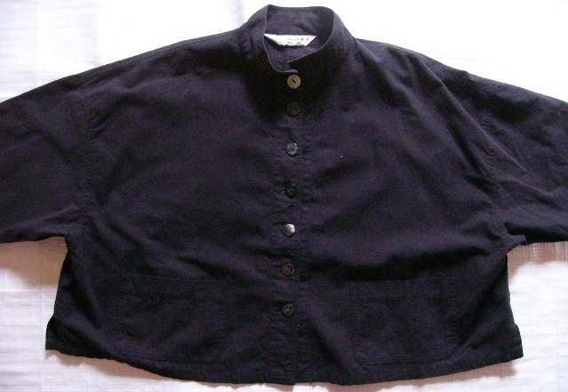 ヤッコマリカルド◆綿100%長袖ジャケット★黒★9号11号13号15号★ 大きいサイズ★yacco MARICARD拍卖