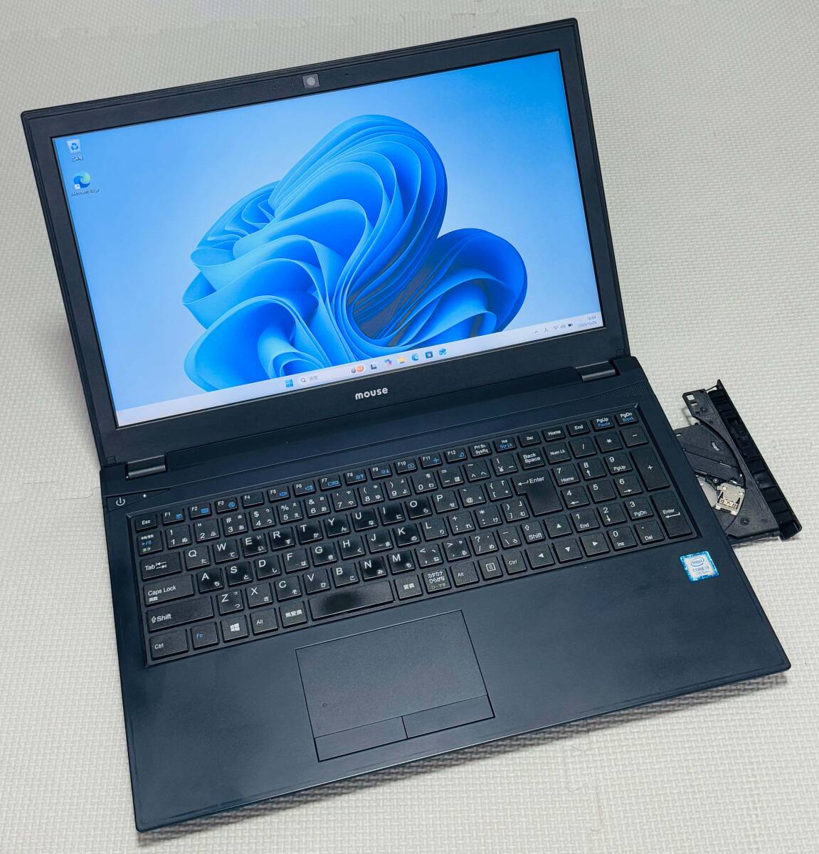 状態良 フルHD 15.6型 m-Book MB-F536EN ★ Core i3-7100U メモリ8GB NVMe128GB+HDD500GB カメラ マルチ Type-C テンキー office2019拍卖