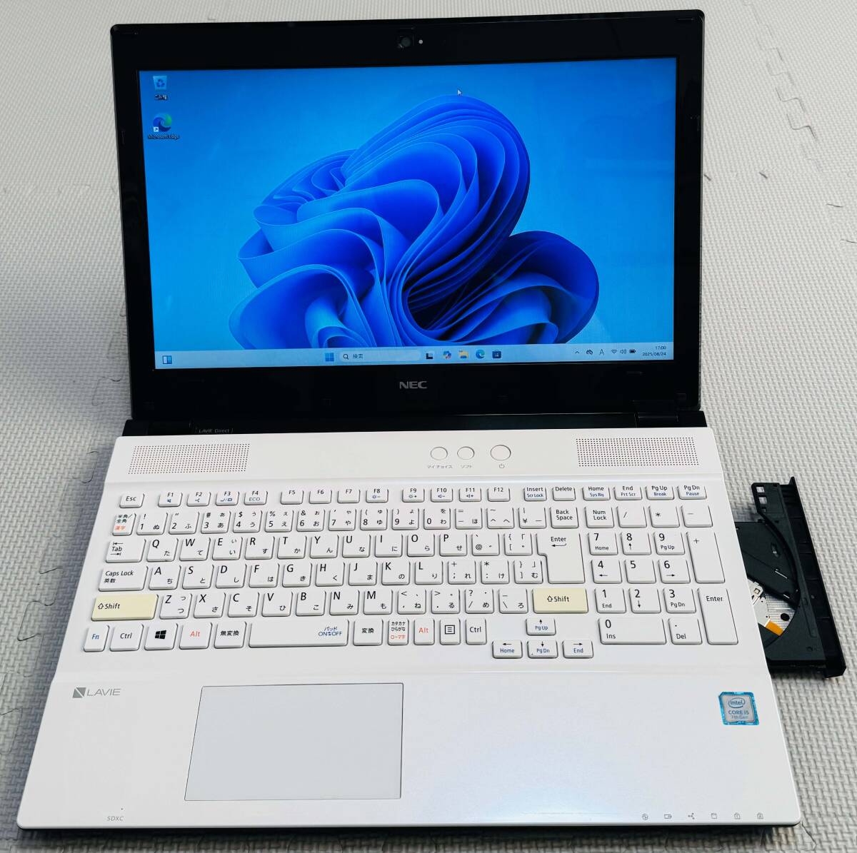 15.6型 LAVIE PC-GN254FSAA ★ 爆速 Core i5-7200U メモリ8GB SSD 250GB カメラ マルチ テンキー office2019 Windows11拍卖