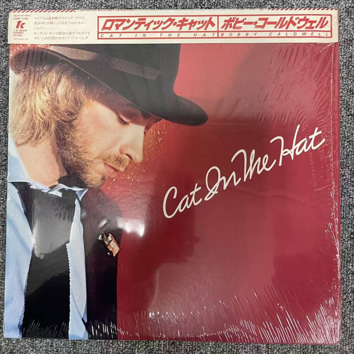 シュリンク付/LP盤/BOBBY CALDWELL/CAT IN THE HAT/ボビー・コールドウェル / 帯付き / 歌詞カード付き /CBS/SONY / 25AP 1748 /NF102805拍卖