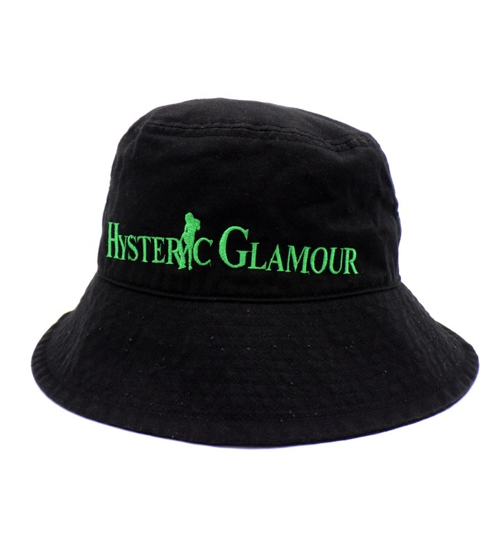ヒステリックグラマー HYSTERIC GLAMOUR ロゴ 刺繍 バケットハット 帽子 w24851拍卖