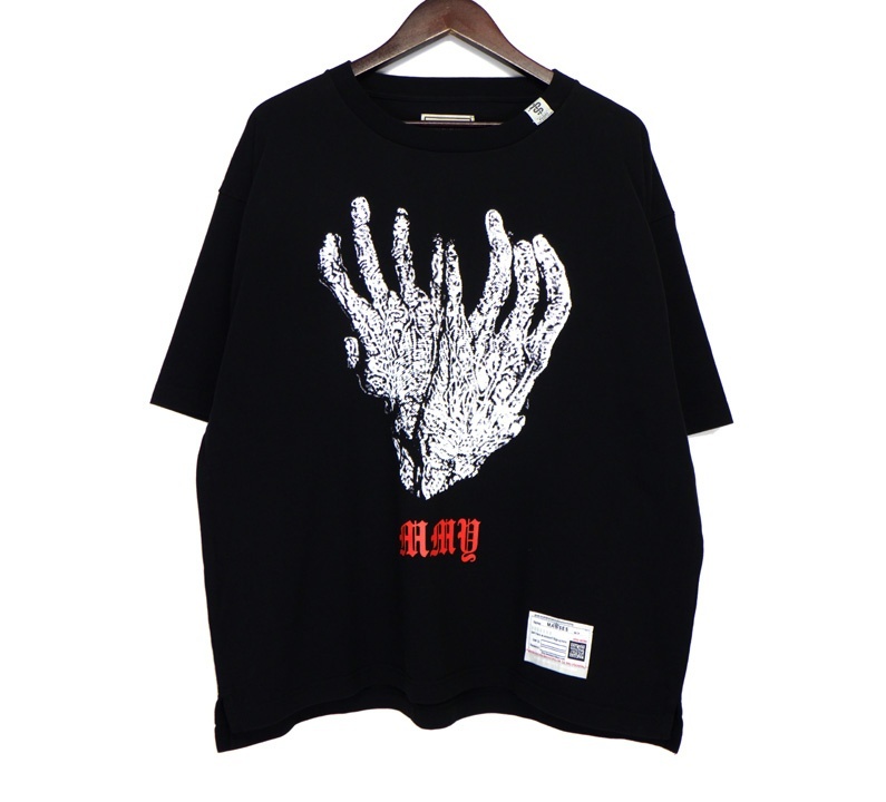 メゾン ミハラ ヤスヒロ × マシス MASSES 25AW 【 HANDS PRINT T-SHIRTS CT15TS046 】 ハンド グラフィック プリント 半袖 Tシャツ 44954拍卖
