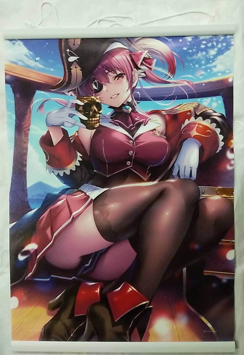 【傷あり.送料:佐川60】一番くじ ホロライブ 宝鐘マリンキャンバス地タペストリー【Ichiban Kuji hololive Canvas Tapestry Houshou Marine拍卖