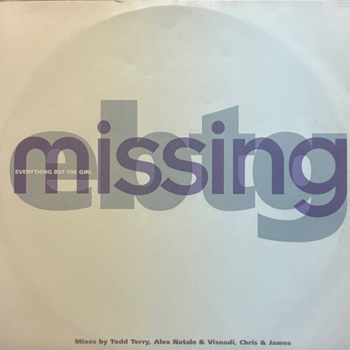 ★★値下出品★ Everything But The Girl - Missing(★盤面ほぼ良品!)   ★元値8600円★拍卖