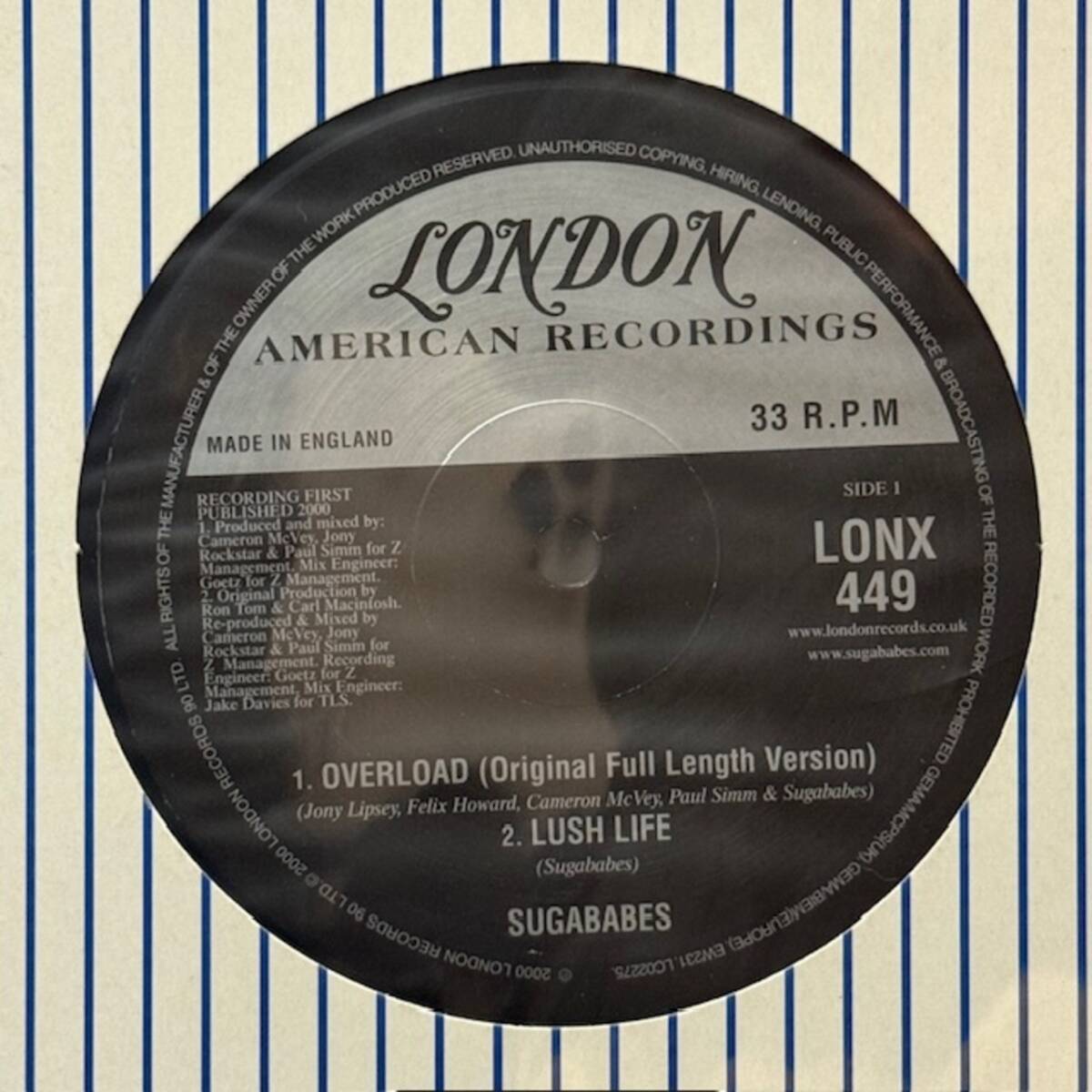 ★★値下出品★ Sugababes - Overload   ★元値6800円★拍卖