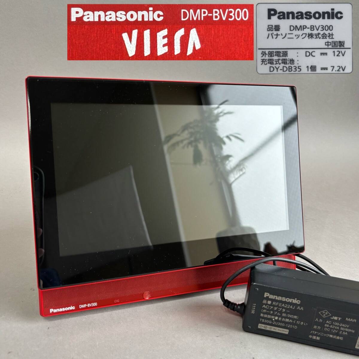 YM1311 一部動作確認 Panasonic VIERA DMP-BV300 パナソニック ヴィエラ ポータブルテレビ miniB-CAS付き 検)再生機器 DVDプレイヤー拍卖