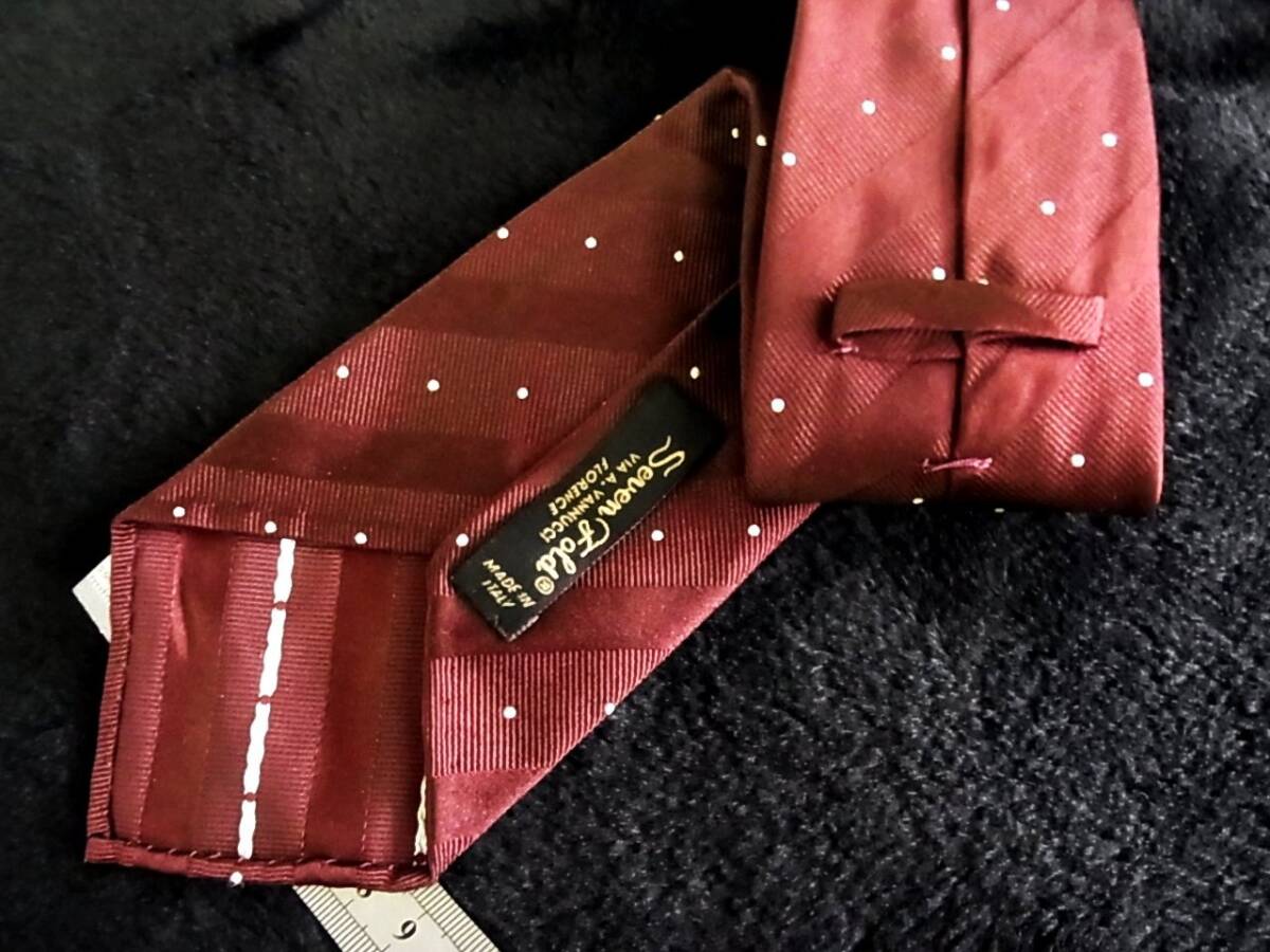 ★*:.【新品N】1082 最高級 アット ヴァンヌッチ【Atto Vannucci】「セッテピエゲ・セブンホールド」ネクタイ拍卖