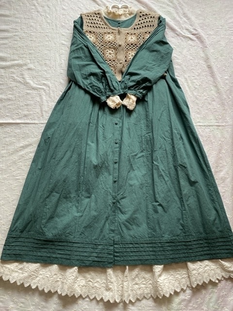 ツハル『ギャザーハオリワンピース』グリーン 新品タグつき Samansa Mos2 サマンサモスモス アウター SM2拍卖