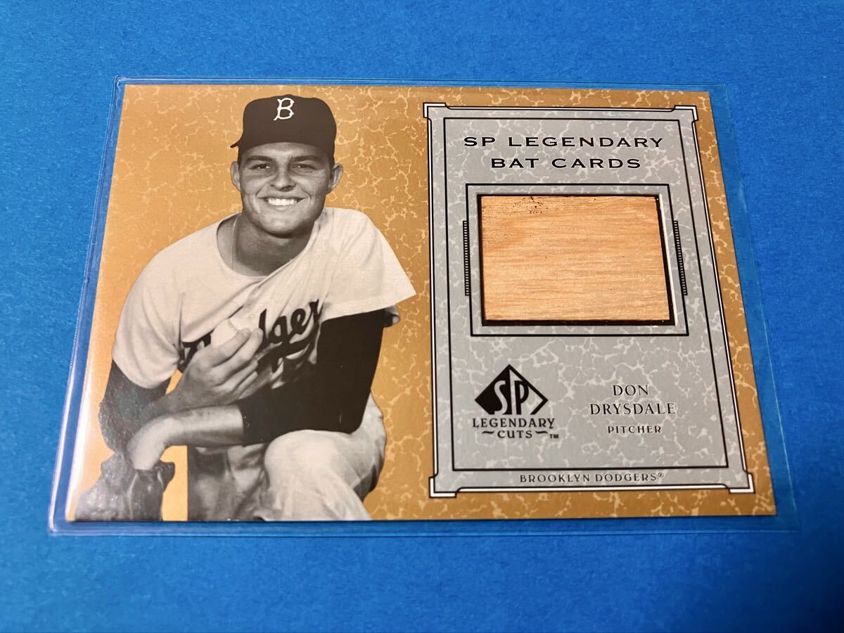 Don Drysdale 2001 SP Legendary Cuts Bat Dodgers拍卖