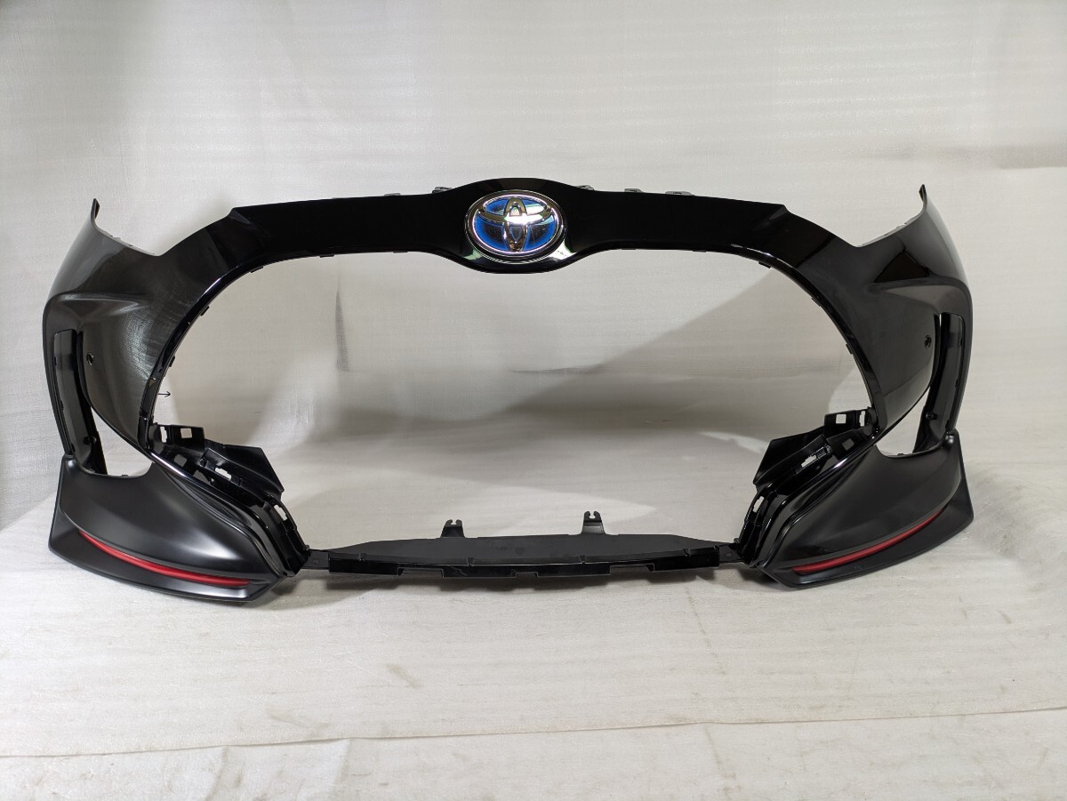 トヨタ純正 KSP210/MXPA10/MXPH15 ヤリス フロントバンパー 52119-K0010 TRD GRスポイラー付 MS341-52028/MS341-52059 ブラック 棚番G-1193拍卖