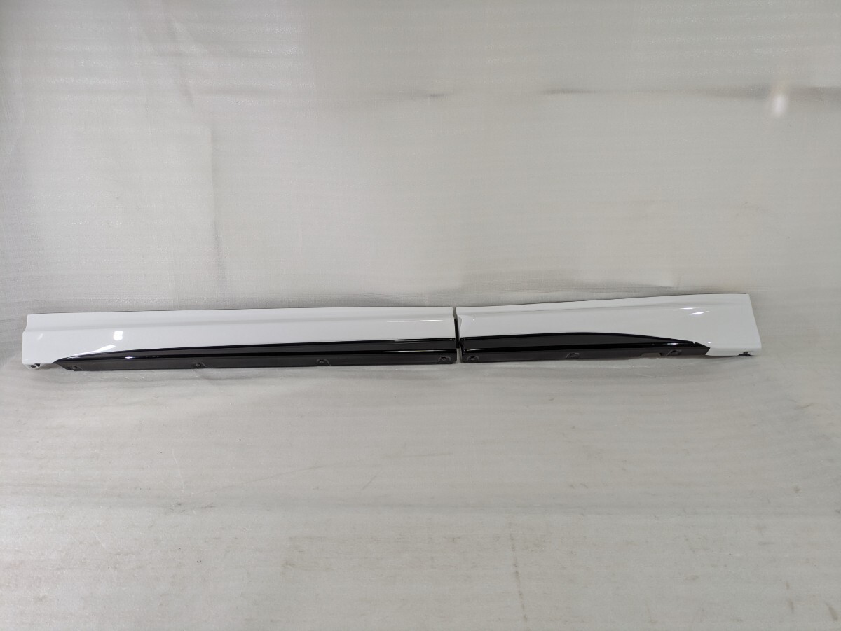 レクサス純正 AAZA20 TAZA25 NX Fスポーツ TRD サイドスカート前後セット 左側 MS344-78004 パールホワイト インナー付 棚番G-1201拍卖