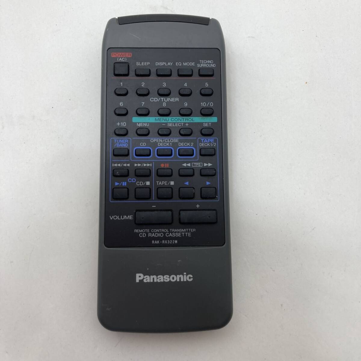【パナソニック 純正 リモコン 23A15】動作保証 即日発送 RAK-RX322W オーディオリモコン拍卖