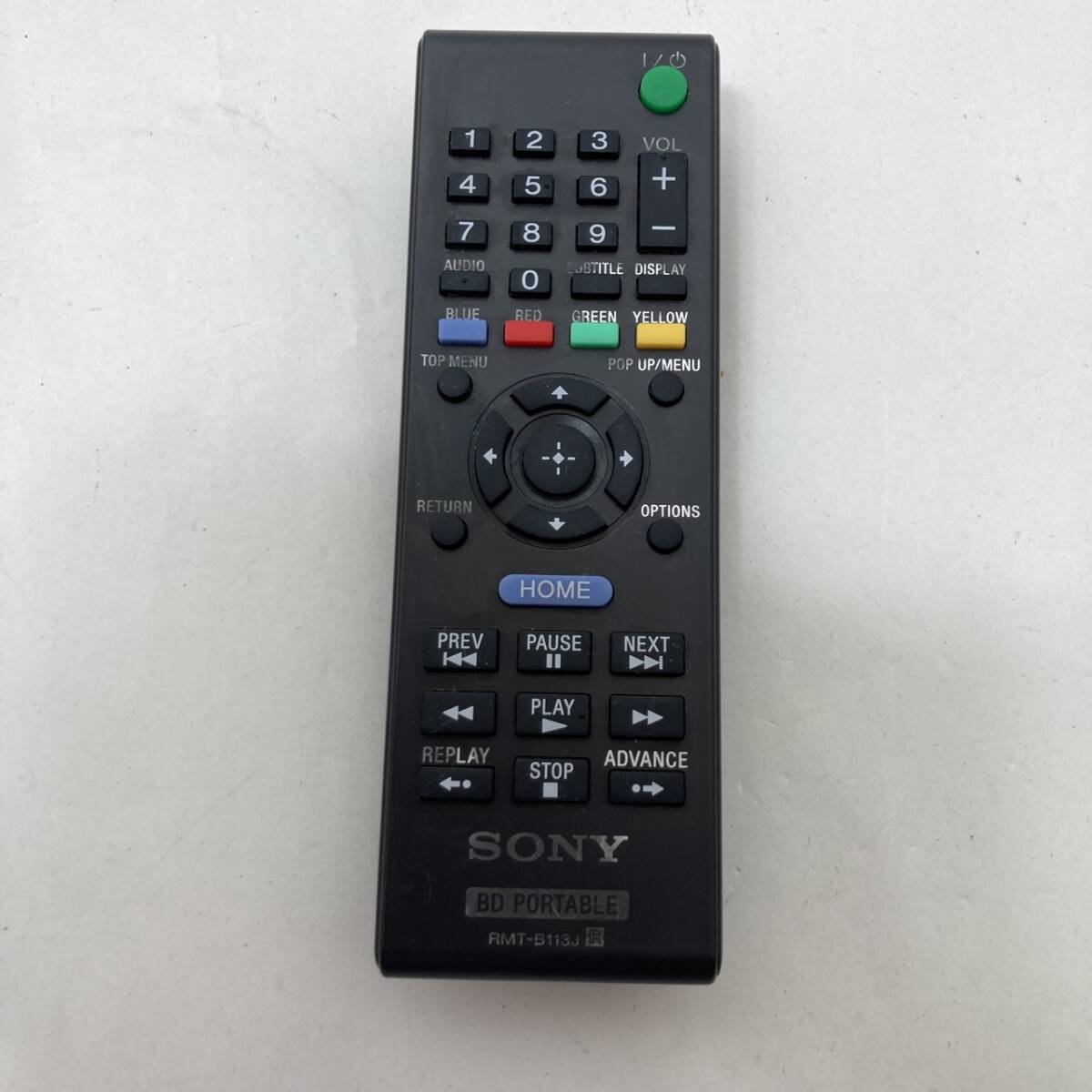 【ソニー 純正 リモコン 23K13】動作保証 即日発送 RMT-B113J ブルーレイ ポータブルBDプレーヤー用拍卖